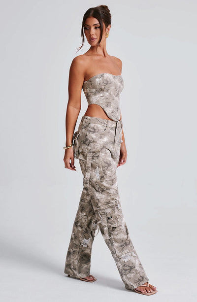 Brooklyn Cargo Pant - Camo Print - Amour-amsterdam