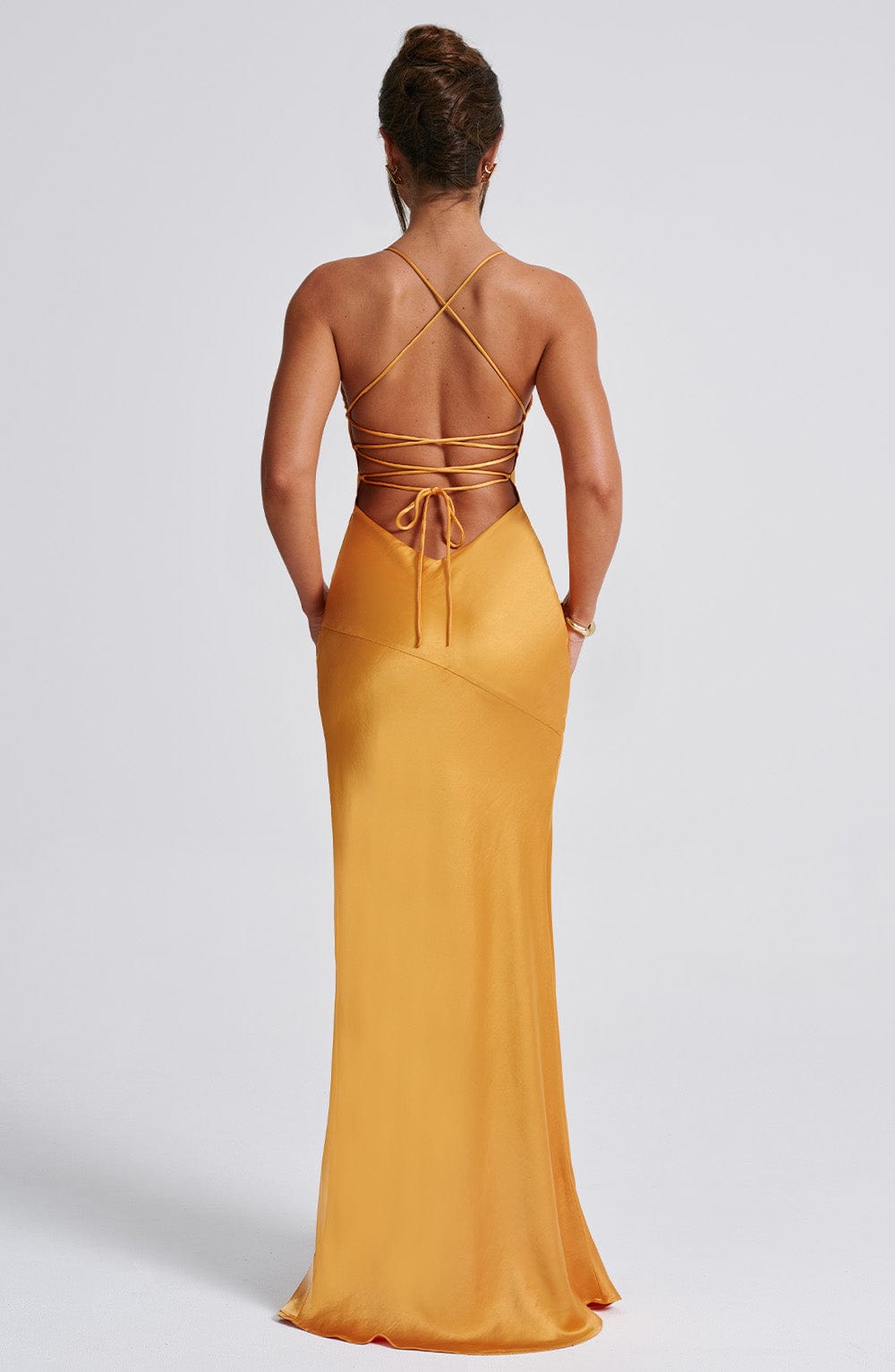 Isobel Maxi Dress - Tangerine - Amour-amsterdam